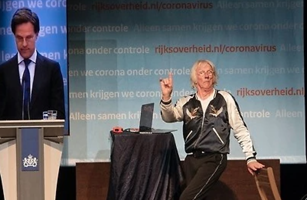 Verkiezingsconference van Freek de Jonge